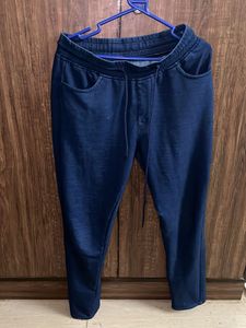 Navy Blue Denim Joggers (From Dubai)