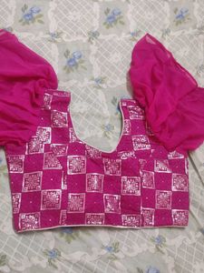 Frill Bell Sleeve Ready Made Blouse
