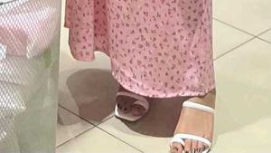 PINK FLORAL SKIRT