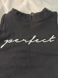 Black Perfect Crop Top