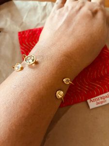 Amrapali Silver Bangles/ Kada - Set of 2