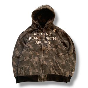 BAPE 2 in 1 Camo Zip Hoodie double sided