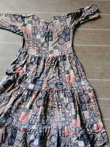 Patterned Casual Day Dress