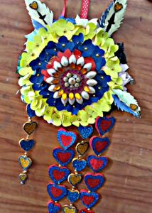 Handmade Paper Wall Hanging Zhumbar