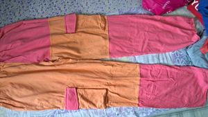 Colour Block Fun Track Pant For Women