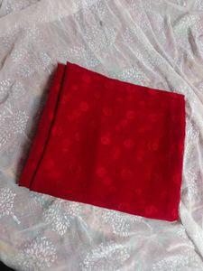 Viral Trendy Red Saree (Women&#39;s)
