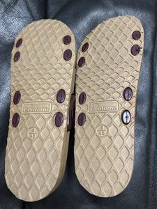 Burgundy Strappy Flats