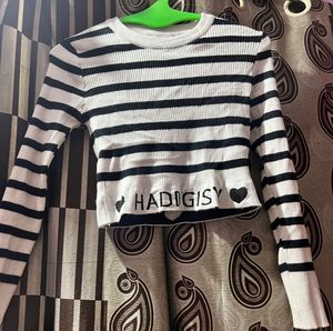 Striped Long Sleeve Top