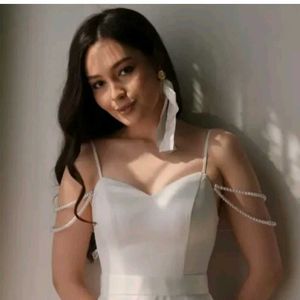 Pearl Shoulder Jewellery (Double Chain)