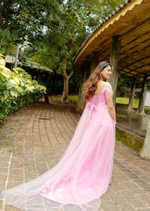 Elegant Baby Pink Gown