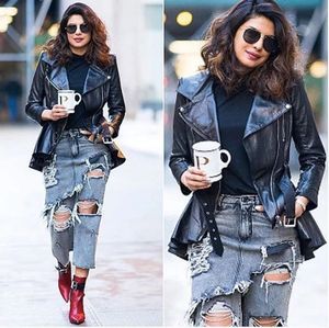 Priyanka Chopra Inspired Skirt Jeans