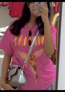 H&M Pink Oversized T Shirt