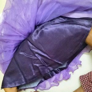 Cute Purple Tulle Dress