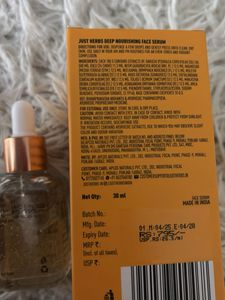 Just Herbs Deep Nourishing Face Serum