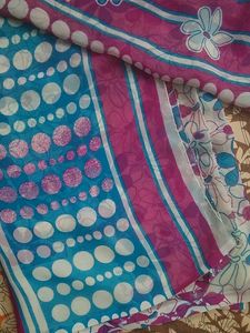 Floral Chiffon Saree
