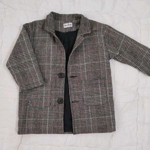 Plaid Blazer Jacket