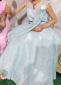 Sparkly Blue Girls&#39; Dress