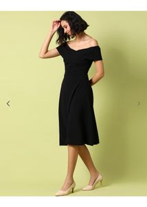 Chic Black Off-Shoulder Dress