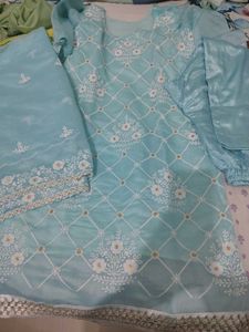 Elegant Embroidered Kurta Set