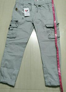 Grey Cargo Pant