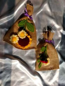 Handmade Sunflower And Daisy Flower Bouquet