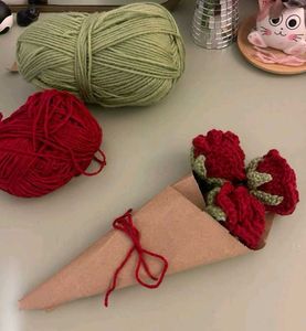 Handmade Crochet Bouquet Sunflower (ANY 1)