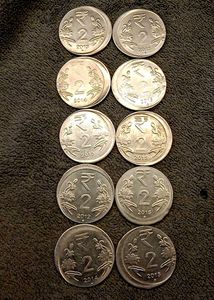 ₹2 Shift Error Coins ( 10 Pcs)