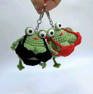 Frog Keychain Duo