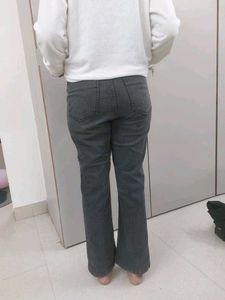 Gray Bootcut Jeans