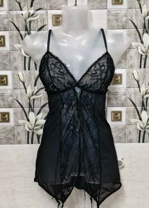 Black Lace Babydoll Lingerie