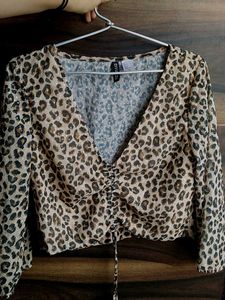 H&M Leopard Print Top