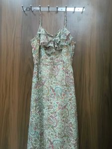 Paisley Print Maxi Dress