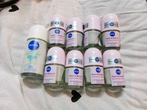 (Pack of 9) Nivea Deodorant Roll-Ons
