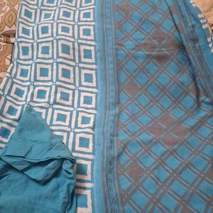 Geometric Print Designer Saree