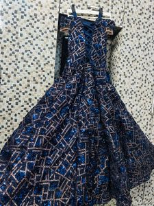 Ballon Navy Blue Gown