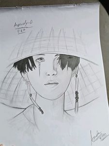 Sketch Of BTS Suga (August-D)