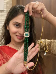 Emerald Green Beaded Necklace