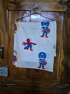 Kids Cotton Handblock Towel