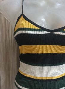 Striped Knit Tank Top