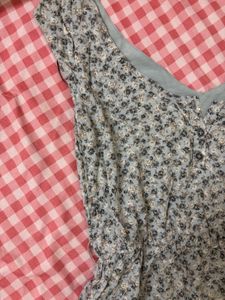 Floral Print Mini Dress