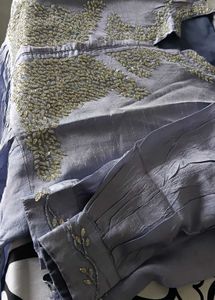 Embroidered Kurta Set Party Wear