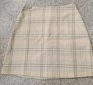 Nobarr Plaid Mini Skirt, XS Size