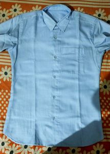 Men Formal Blue Shirt