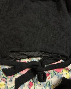 Black Tie Crop Top
