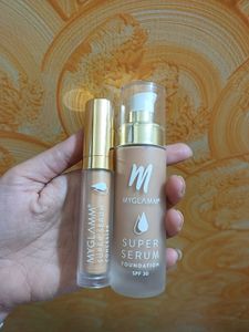 MyGlamm Super Serum Foundation &amp; Concealer