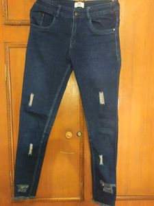 Ripped Dark Wash Jeans