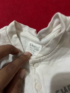 Off white Unisex Romper