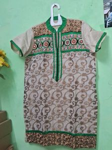 Embroidered Mirrorwork Kurti