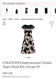 Korean black Floral Dress