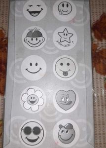 Face Emoji Stamp Pack Of 10